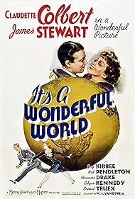 James Stewart and Claudette Colbert in It's a Wonderful World (1939)