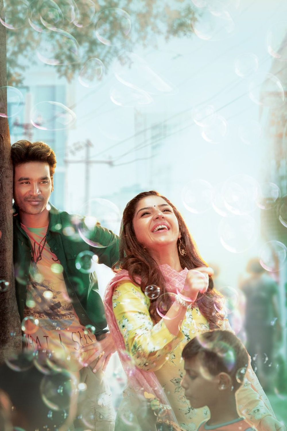 Sneha and Dhanush in Pattas (2020)