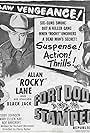 Mary Ellen Kay, Allan Lane, Chuck Roberson, and Black Jack in Fort Dodge Stampede (1951)