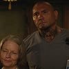 Jodie Foster and Dave Bautista in Hotel Artemis (2018)