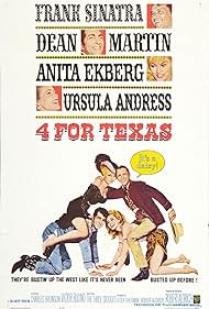 Frank Sinatra, Ursula Andress, Anita Ekberg, and Dean Martin in 4 for Texas (1963)