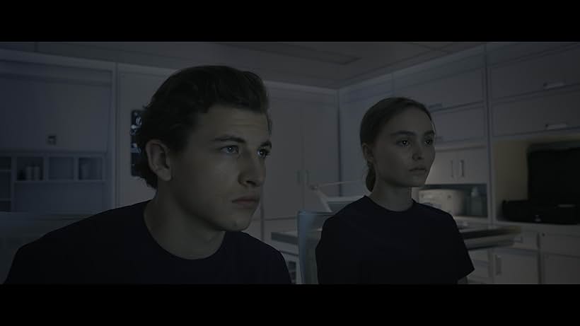 Tye Sheridan and Lily-Rose Depp in Voyagers (2021)