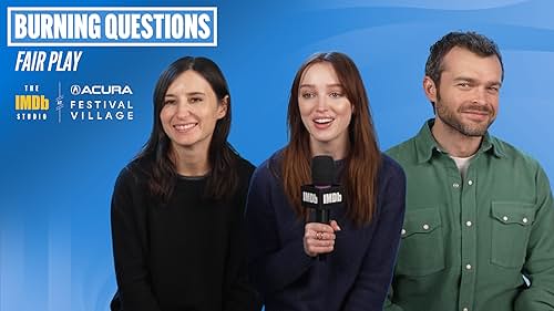 Phoebe Dynevor and Alden Ehrenreich join 'Fair Play' writer-director Chloe Domont to share what drew them to the provocative drama, and the ways they managed to relax after their intense days of shooting.