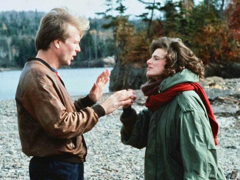 William Hurt and Marlee Matlin in Children of a Lesser God (1986)