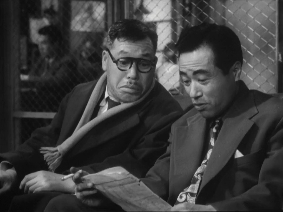 Eitarô Ozawa and Takashi Shimura in Scandal (1950)