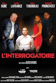 Alexandre Pronovost, Oli Lafrance, Dania Thibodeau, and Paul Dubé in L'interrogatoire (2022)