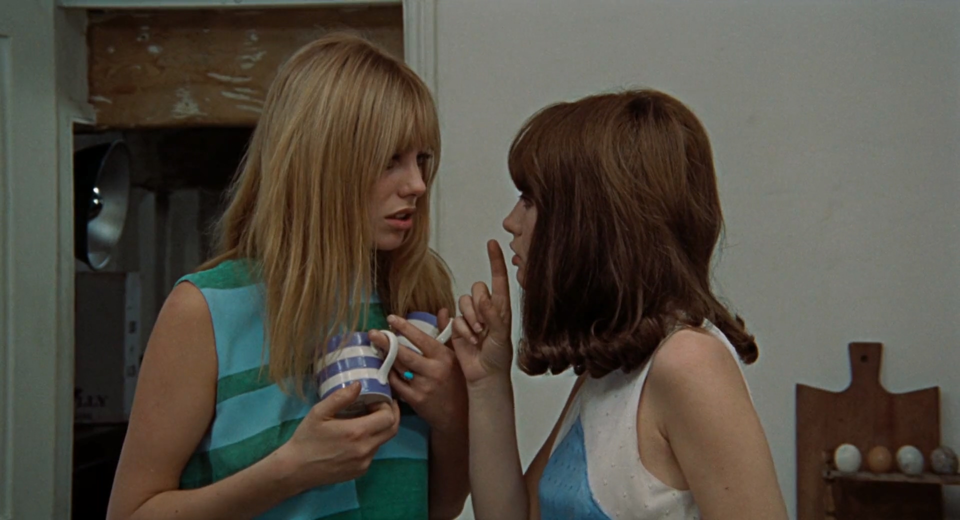 Jane Birkin and Gillian Hills in Blow-Up (1966)