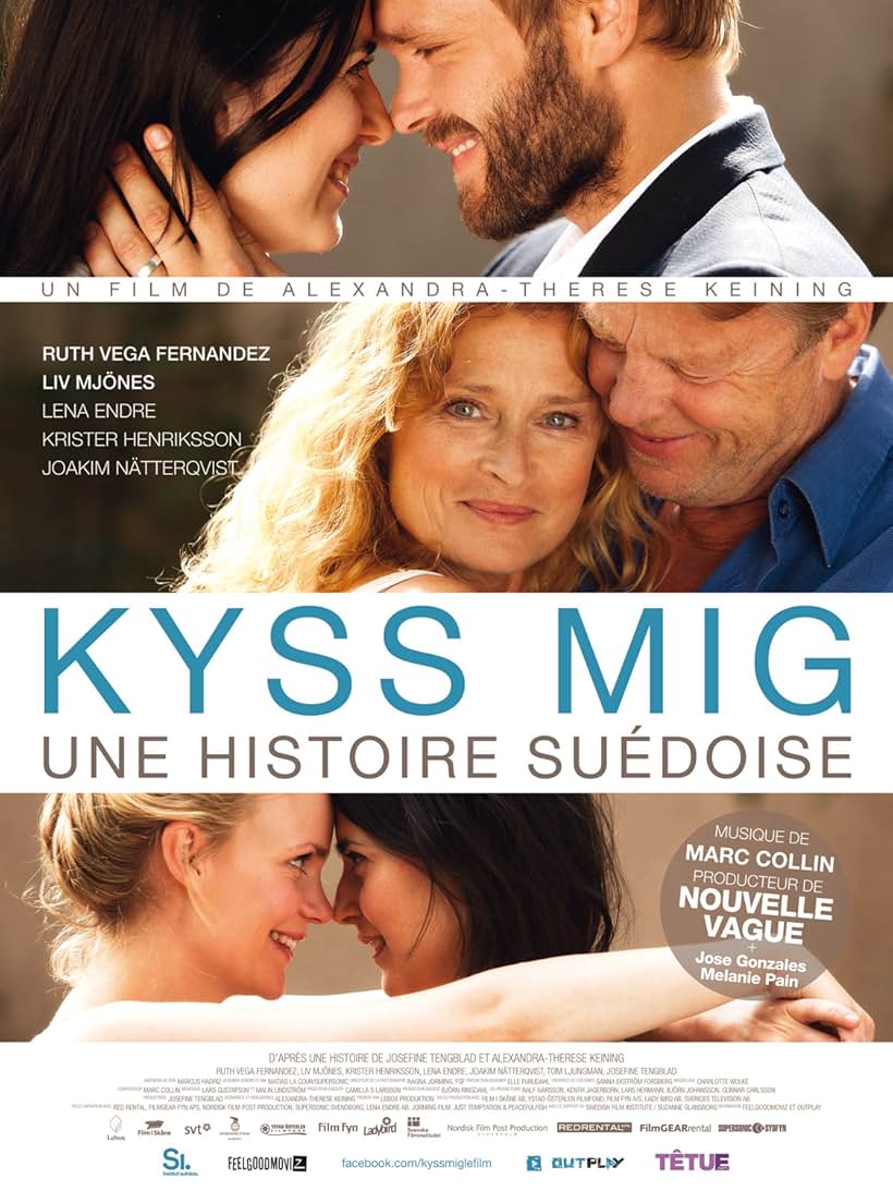 Lena Endre, Krister Henriksson, Joakim Nätterqvist, Liv Mjönes, and Ruth Vega Fernandez in Kiss Me (2011)