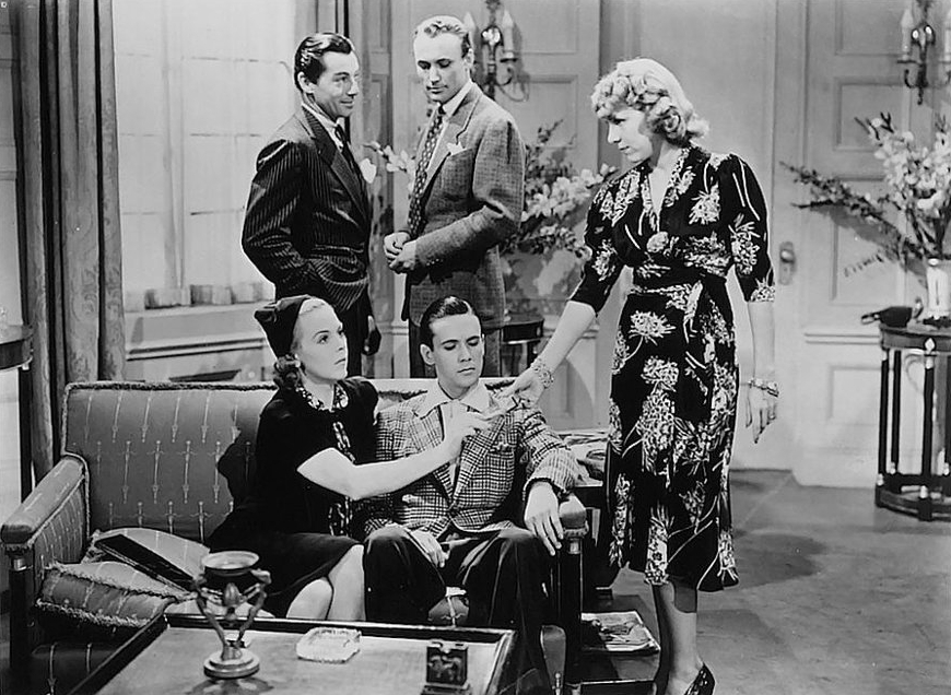 Kenneth Craig, Lillian Miles, Dave O'Brien, Thelma White, and Carleton Young in Reefer Madness (1936)