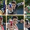 Jordon T. Fite, Russell Curry, Hunter Deno, Tessa Rao, Chance Perez, and Kainalu Moya in Power Rangers: Dino Fury (2021)