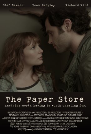 "The Paper Store" Poster with Penn Badgley