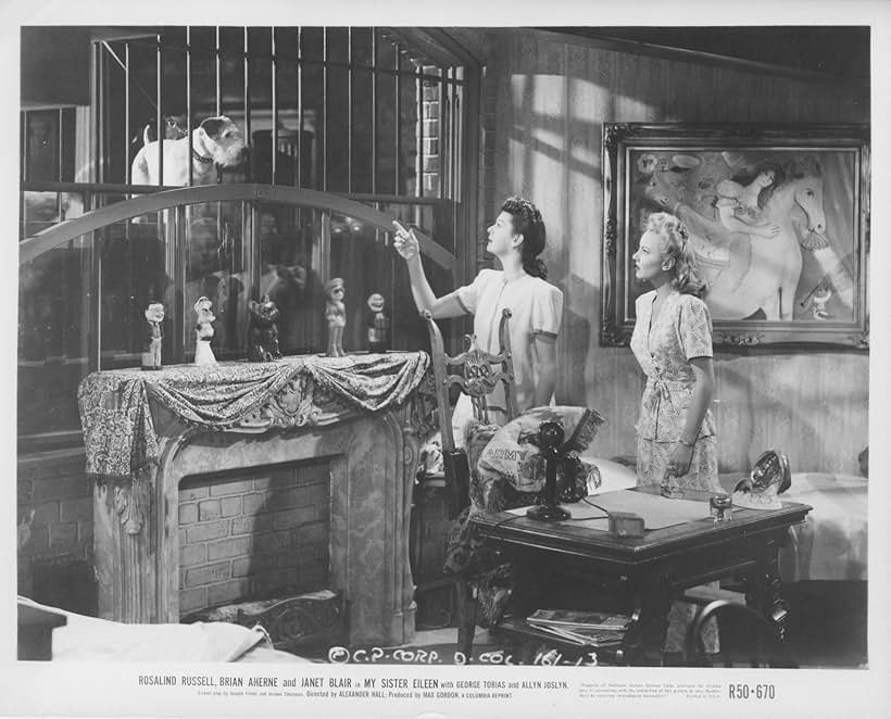 Janet Blair and Rosalind Russell in My Sister Eileen (1942)