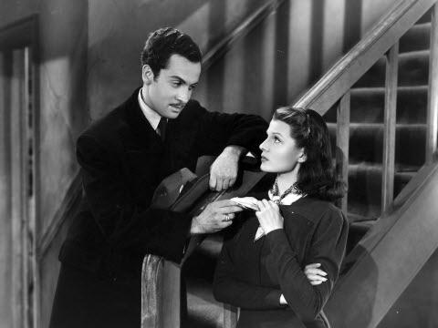 Rita Hayworth and Edward Norris in The Lady in Question (1940)