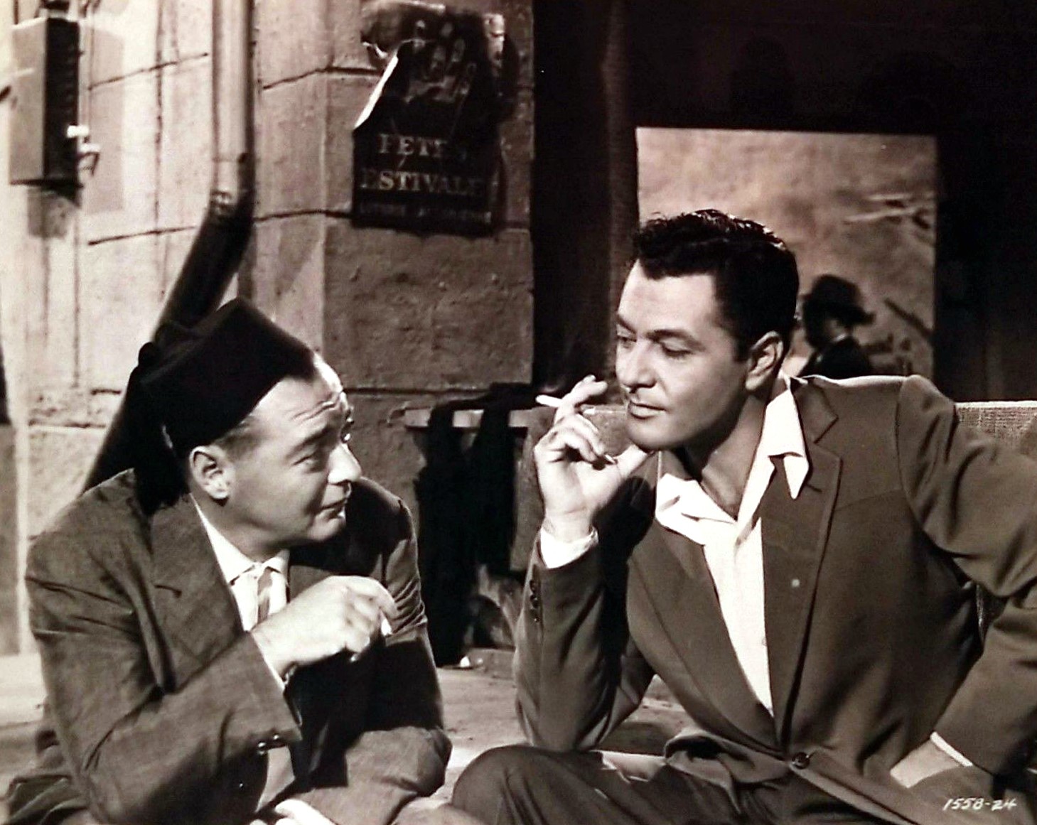 Peter Lorre and Tony Martin in Casbah (1948)