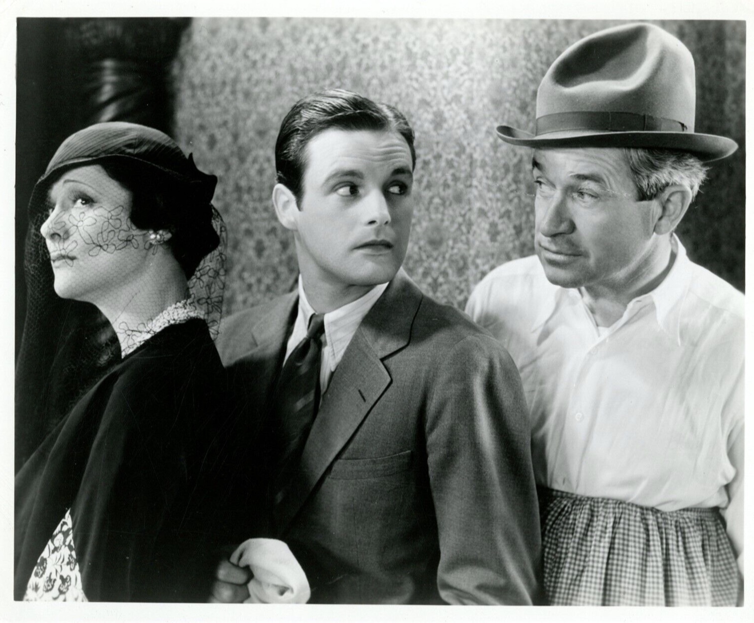 Matty Kemp, Irene Rich, and Will Rogers in Down to Earth (1932)