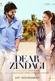 Shah Rukh Khan and Alia Bhatt in Dear Zindagi (2016)