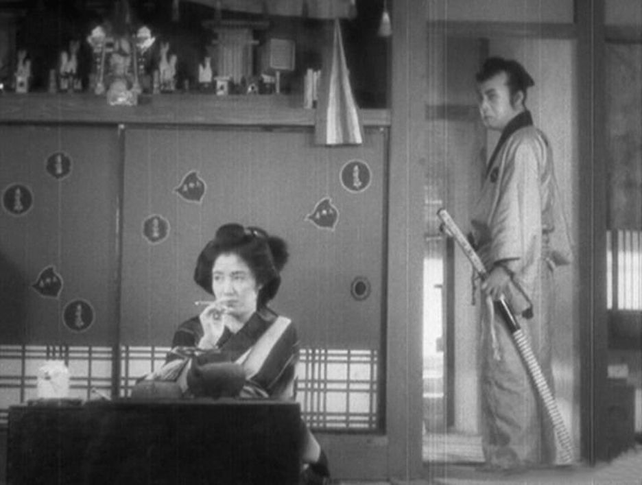 Kiyozo and Denjirô Ôkôchi in Sazen Tange and the Pot Worth a Million Ryo (1935)