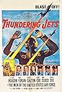 Buck Class, Barry Coe, Audrey Dalton, Robert Dix, Dick Foran, and Rex Reason in Thundering Jets (1958)