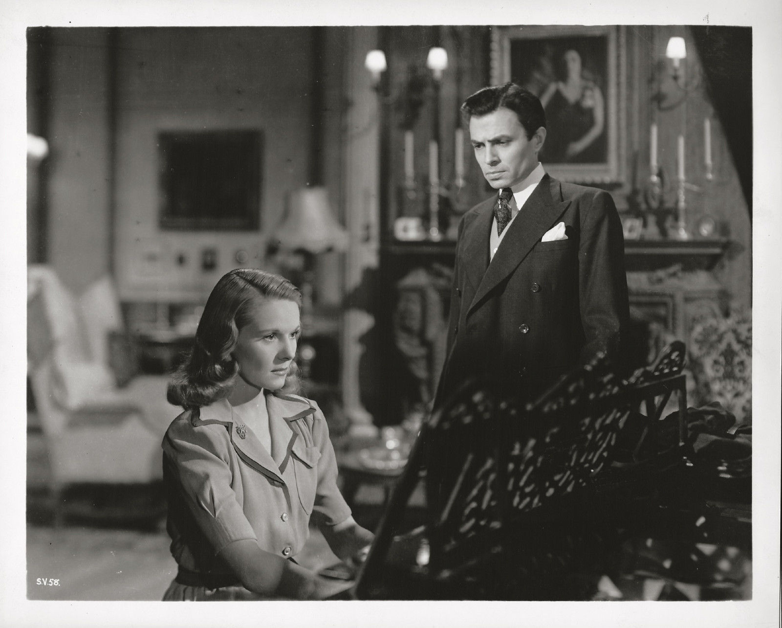 James Mason and Ann Todd in The Seventh Veil (1945)