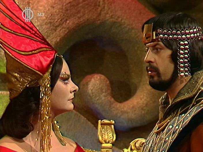 Ilona Béres and Kálmán Hollai in Kalaf és Turandot története (1978)