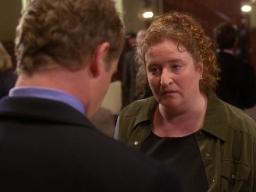 Rusty Schwimmer and Simon Baker in The Guardian (2001)