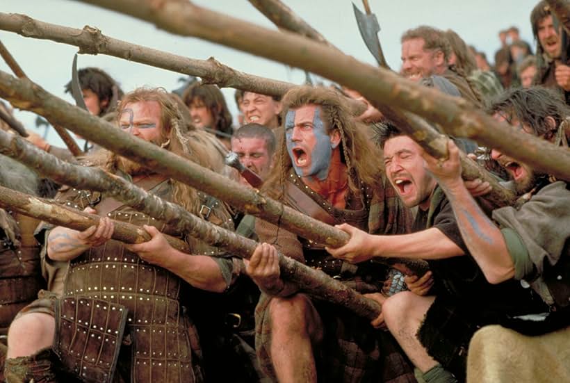 Mel Gibson, Brendan Gleeson, and David O'Hara in Braveheart (1995)