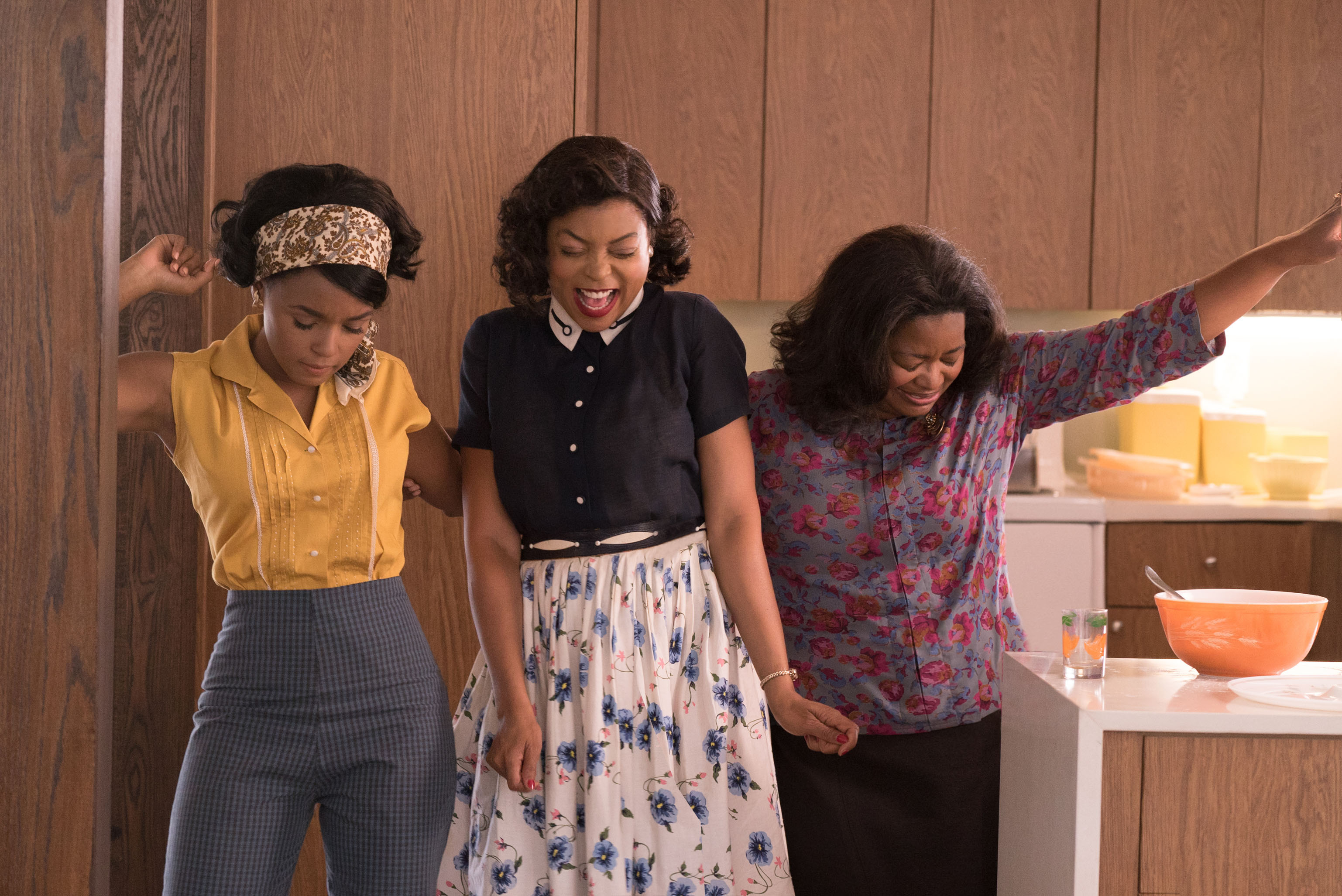 Taraji P. Henson, Octavia Spencer, and Janelle Monáe in Hidden Figures (2016)