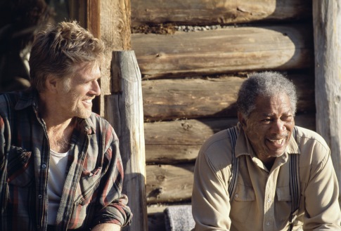 Morgan Freeman and Robert Redford in An Unfinished Life (2005)