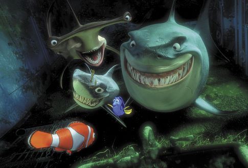 Albert Brooks, Ellen DeGeneres, Eric Bana, Barry Humphries, and Bruce Spence in Finding Nemo (2003)