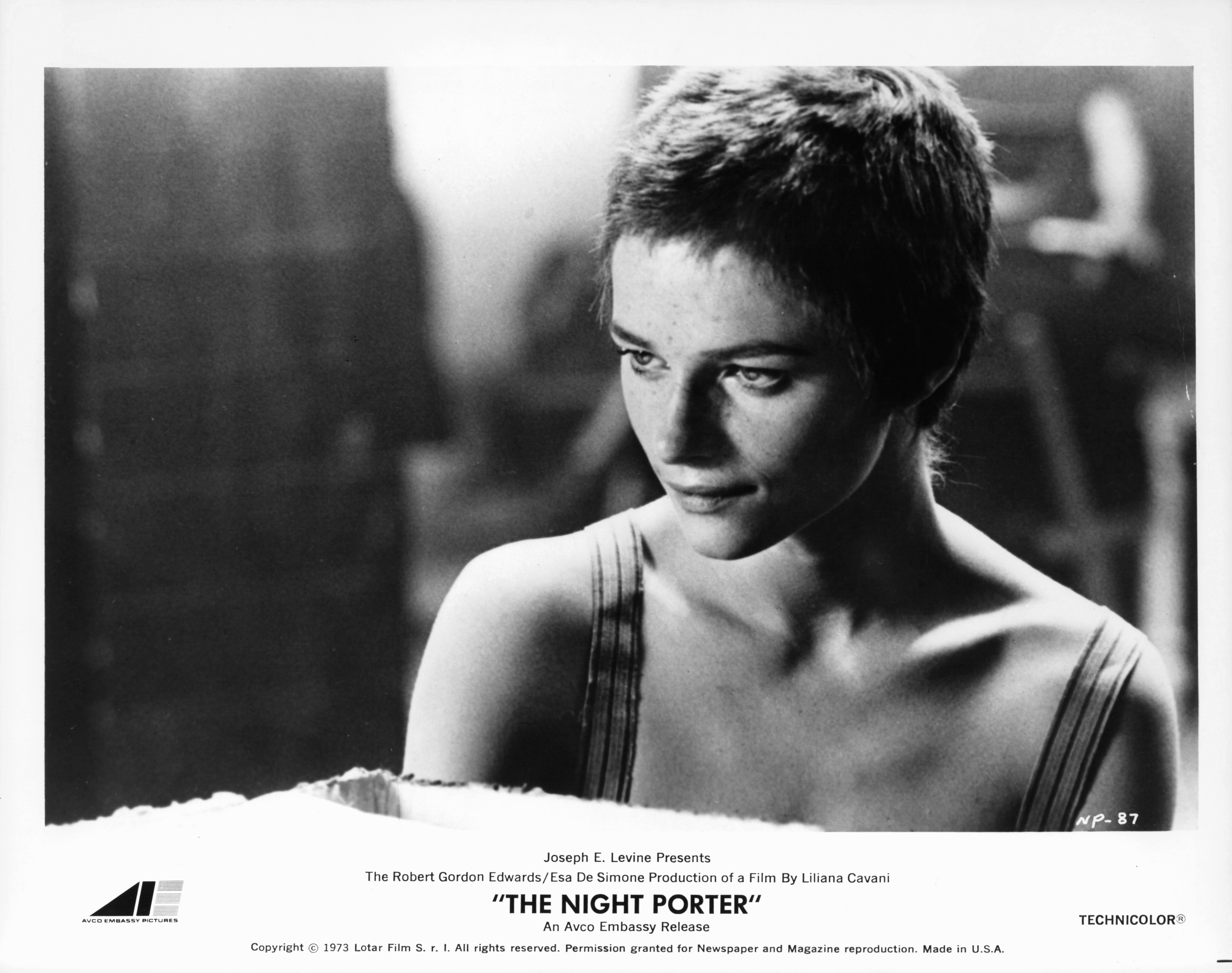 Charlotte Rampling in The Night Porter (1974)