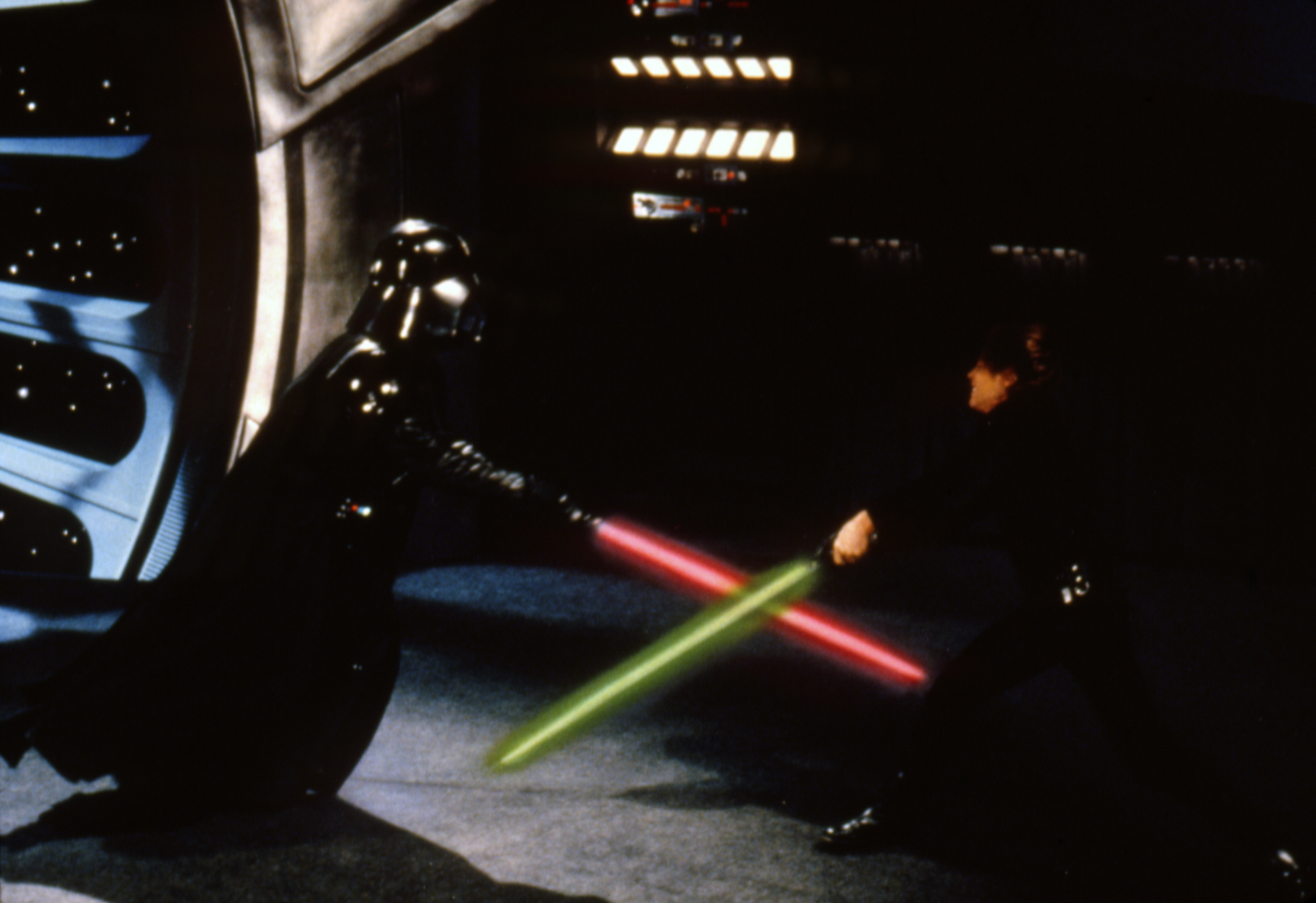 Mark Hamill, James Earl Jones, and David Prowse in Star Wars: Episode VI - Return of the Jedi (1983)