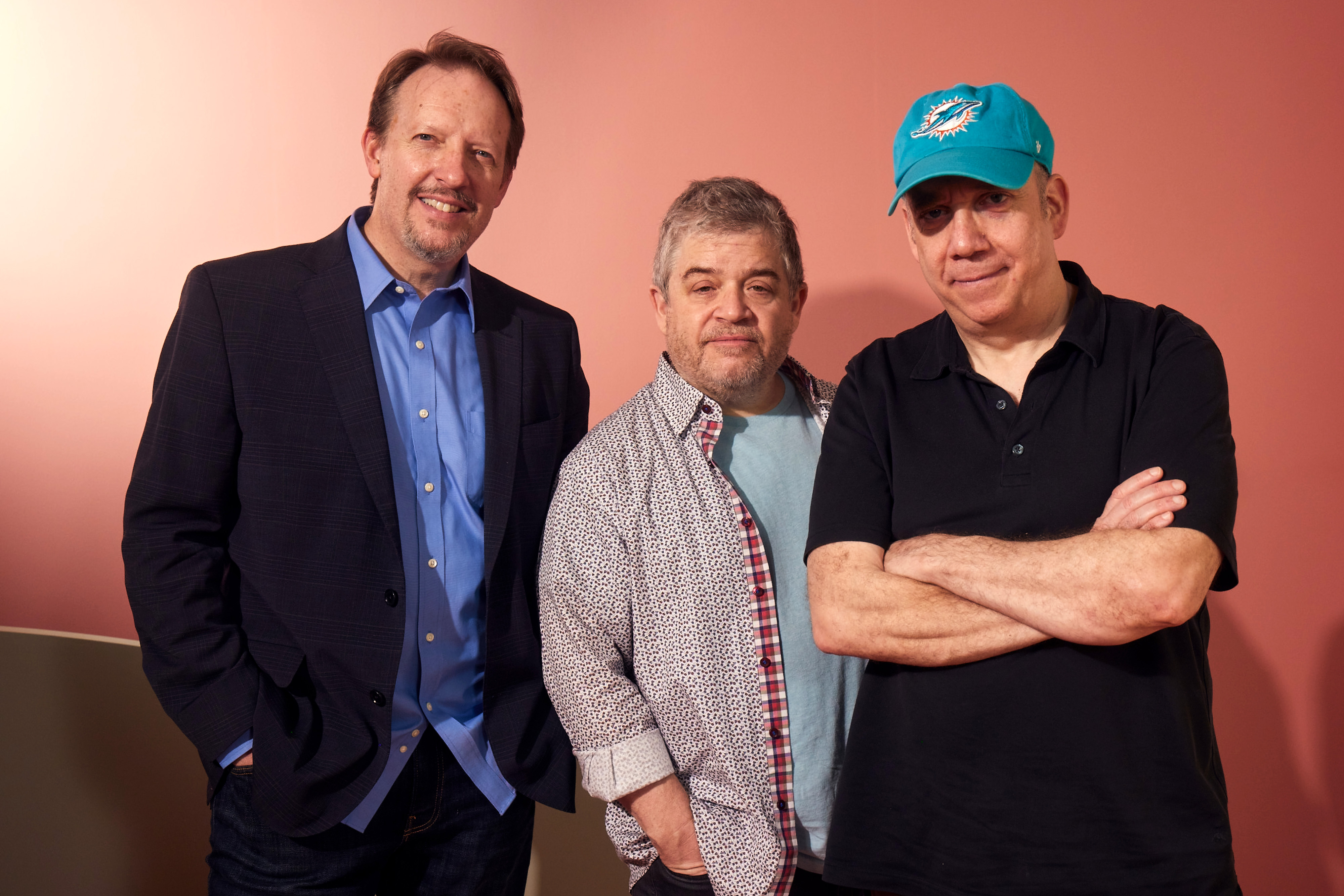 Paul Giamatti, Patton Oswalt, and Stephen T. Asma at an event for Shatter Belt (2023)