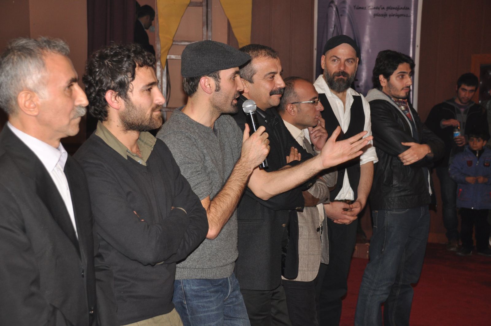 Sirri Süreyya Önder and M. Tayfur Aydin at an event for The Trace (2011)