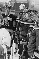 Joshua Jackson, Brandon Quintin Adams, Matt Doherty, Garette Ratliff Henson, Colombe Jacobsen-Derstine, Vincent LaRusso, Aaron Lohr, Marguerite Moreau, Ty O'Neal, Elden Henson, Mike Vitar, Shaun Weiss, and Justin Wong in D2: The Mighty Ducks (1994)