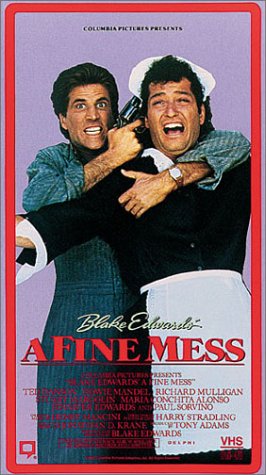 Ted Danson and Howie Mandel in A Fine Mess (1986)