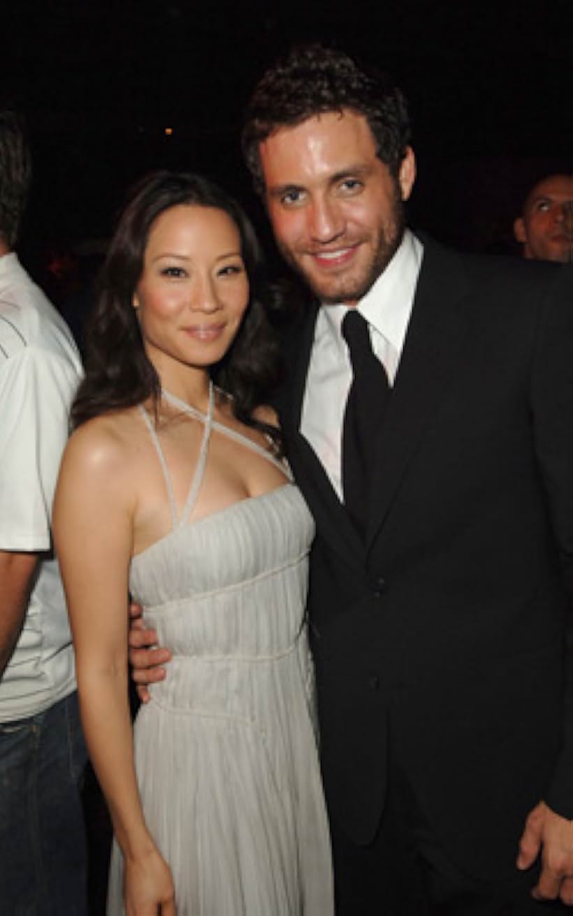 Lucy Liu and Edgar Ramírez at an event for Domino (2005)