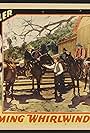 Bob Burns, Yakima Canutt, Lane Chandler, Jack Kirk, Jack Rockwell, Harry Todd, Wally West, and Raven the Horse in The Wyoming Whirlwind (1932)