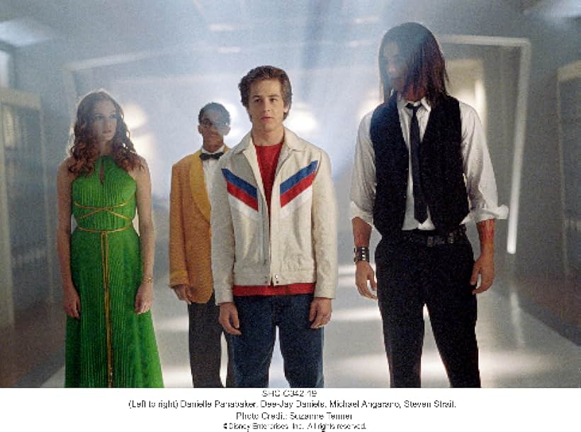 Michael Angarano, Dee Jay Daniels, Danielle Panabaker, and Steven Strait in Sky High (2005)