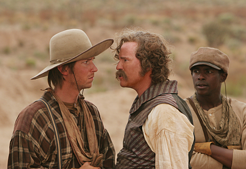 Val Kilmer, Keith D. Robinson, and Troy Baker in Comanche Moon (2008)