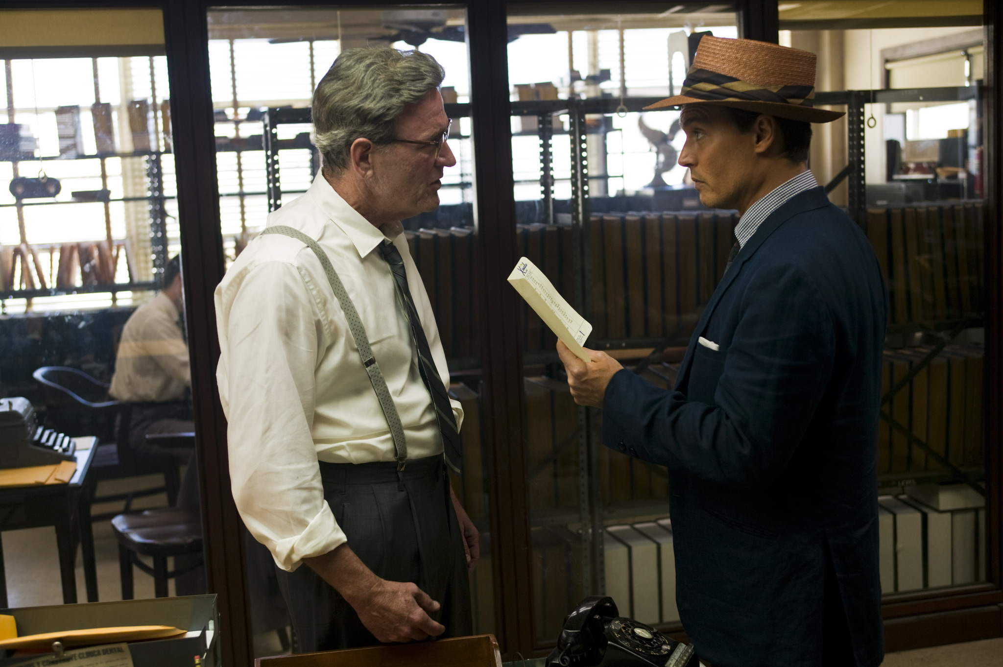 Johnny Depp and Richard Jenkins in The Rum Diary (2011)