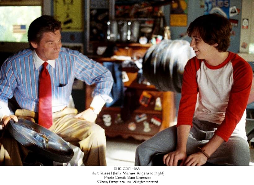 Kurt Russell and Michael Angarano in Sky High (2005)