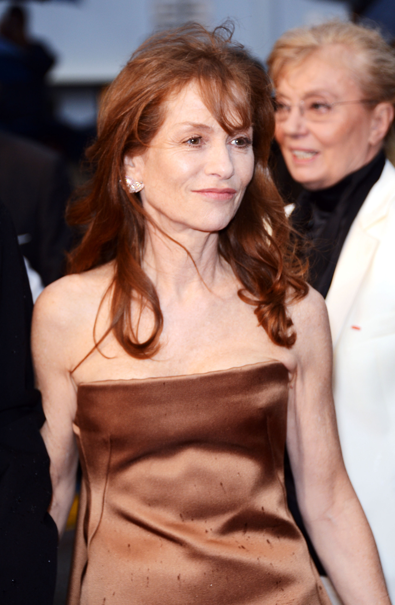 Isabelle Huppert and Margaret Ménégoz at an event for Amour (2012)