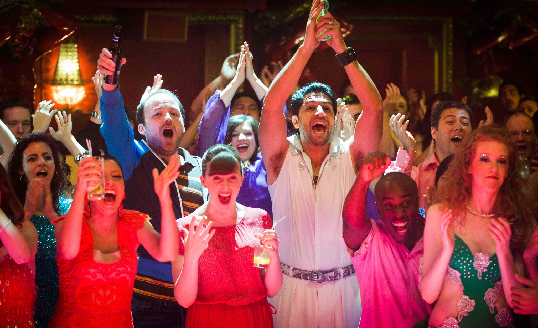 Rory Kinnear, Kayvan Novak, Alexandra Roach, and Susana Montero in Cuban Fury (2014)