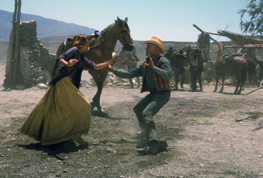 Yul Brynner and Daliah Lavi in Catlow (1971)