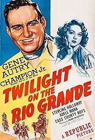 Gene Autry and Adele Mara in Twilight on the Rio Grande (1947)