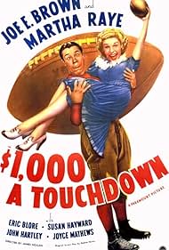 Joe E. Brown and Martha Raye in $1000 a Touchdown (1939)