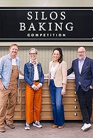 Zoë François, Andrew Zimmern, Chip Gaines, and Joanna Gaines in Silos Baking Competition (2022)