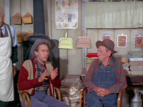 Frank Cady, Kay E. Kuter, and Hank Patterson in Green Acres (1965)