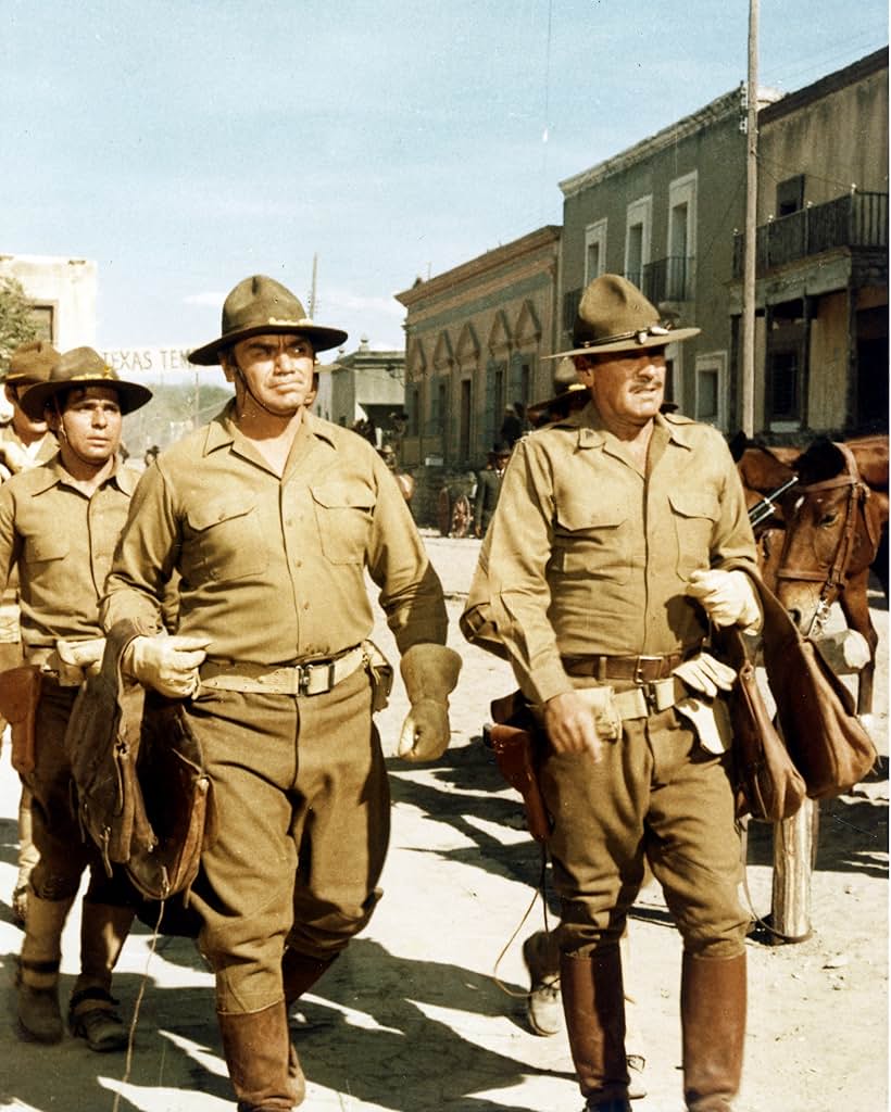 William Holden, Ernest Borgnine, and Jaime Sánchez in The Wild Bunch (1969)