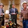 Larry Hagman, Barry Corbin, and Steve Kanaly in Dallas (1978)